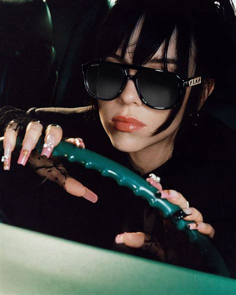 billie eilish prada sunglasses|Billie Eilish debuts as the face of the new Gucci Eyewear Campaign .